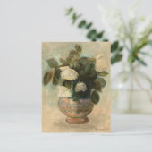 Carte Postale Roses blanches | Tadeusz Makowski (Debout devant)