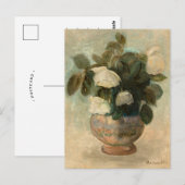 Carte Postale Roses blanches | Tadeusz Makowski (Devant / Derrière)