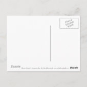 Carte Postale Roses Bleus, Vert Feuille Rose Jardin Fleur été (Dos)