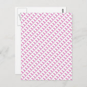 Carte Postale  roses Carrelage Motif (Devant / Derrière)