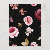 Carte Postale Roses d'aquarelle 32 (Devant)