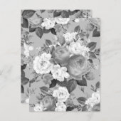 Carte Postale Roses d'aquarelle 9 (Devant / Derrière)