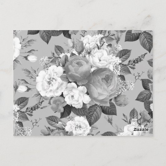 Carte Postale Roses d'aquarelle 9 (Dos)
