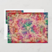 Carte Postale Roses de dentelle tzigane (Devant / Derrière)