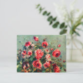 Carte Postale Roses de Vargemont par Claude Monet (Debout devant)