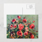 Carte Postale Roses de Vargemont par Claude Monet (Devant / Derrière)