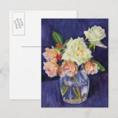 Carte Postale Roses d'été 2007 (Devant / Derrière)