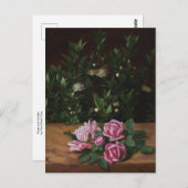 Carte Postale Roses et myrtles par Otto Didrik Otte (Devant / Derrière)