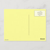 Carte Postale Roses jaunes_ (Dos)