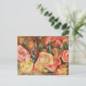 Carte Postale Roses par Auguste Renoir (Debout devant)