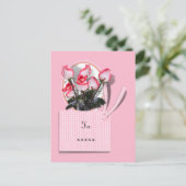 Carte Postale Roses pour une personne spéciale pour la fête des (Debout devant)