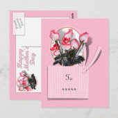 Carte Postale Roses pour une personne spéciale pour la fête des (Devant / Derrière)