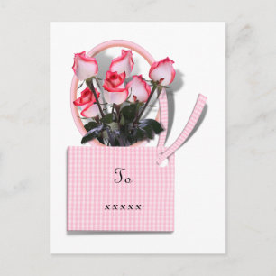 Carte Postale Roses pour une personne spéciale pour la fête des