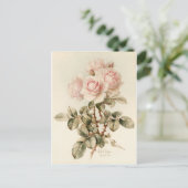 Carte Postale Roses romantiques victoriens vintages (Debout devant)