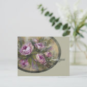 Carte Postale Roses roses (Debout devant)