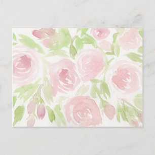 Carte Postale Roses roses