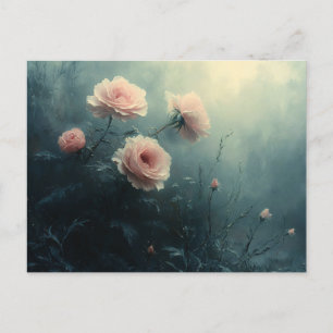 Carte Postale Roses roses dans l'humour