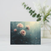 Carte Postale Roses roses dans l'humour (Debout devant)