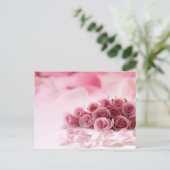 Carte Postale Roses roses - Florales (Debout devant)