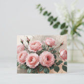 Carte Postale Roses roses roses (Debout devant)