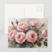 Carte Postale Roses roses roses (Devant / Derrière)