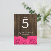 Carte Postale Roses roses roses Grange Mariage de bois Numéro de (Debout devant)