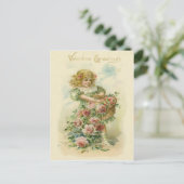 Carte Postale Roses roses roses roses mignonnes (Debout devant)
