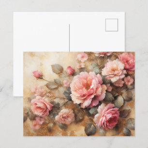 Carte Postale Roses Roses Roses Roses Roses Vintages