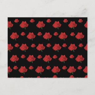 Carte Postale Roses rouges