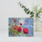 Carte Postale Roses rouges pour toi ... (Debout devant)