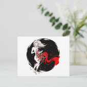 Carte Postale Roses sanguins (Debout devant)