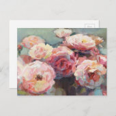 Carte Postale Roses sauvages (Devant / Derrière)