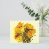 Carte Postale Roses secs (Debout devant)