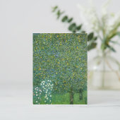 Carte Postale Roses sous les arbres mignons (Debout devant)