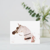 Carte Postale Roses sur une Grey (Debout devant)