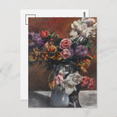 Carte Postale Roses, tulipes et lilas | Lovis Corinth (Devant / Derrière)