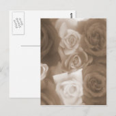 Carte Postale roses vintage (Devant / Derrière)