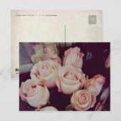 Carte Postale Roses vintages IV (Devant / Derrière)