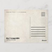 Carte Postale Roses vintages IV (Dos)