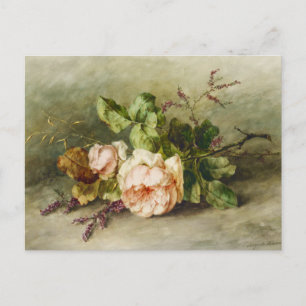 Carte Postale Roses vintages par Margaretha Roosenboom