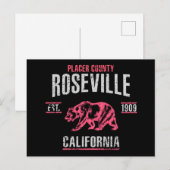 Carte Postale Roseville (Devant / Derrière)