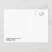 Carte Postale Rosh Hashanah | Art du Nouvel An juif (Dos)