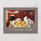 Carte Postale Rosh Hashanah | Nouvel An Juif Beaux-Arts (Devant)