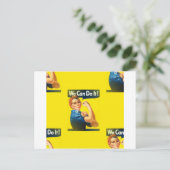 Carte Postale rosie (Debout devant)