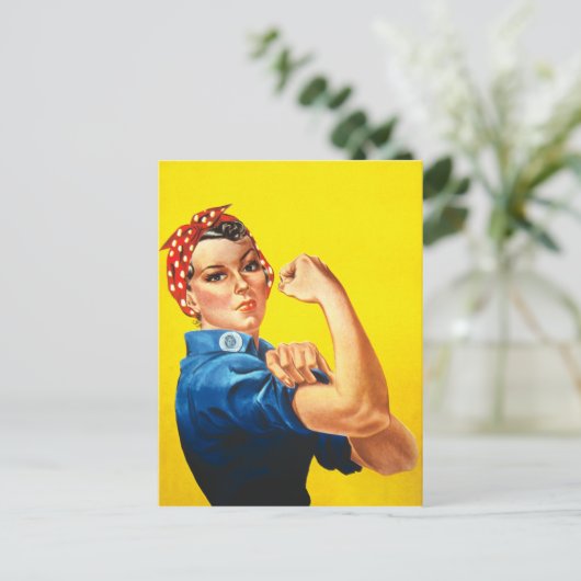 Carte Postale Rosie la riveteuse (Debout devant)