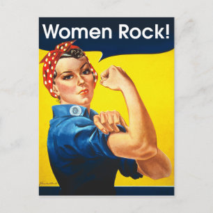 Carte Postale Rosie le Riveter ~