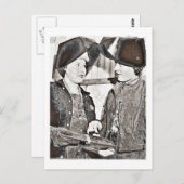 Carte Postale Rosie le Riveter Pals (Devant / Derrière)