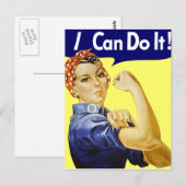 Carte Postale Rosie Riveter - Je peux le faire Glenn Beck Poster (Devant / Derrière)