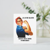 Carte Postale Rosie the Riveter (Debout devant)