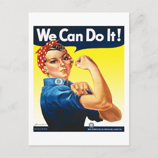 Carte postale Rosie the Riveter (Devant)